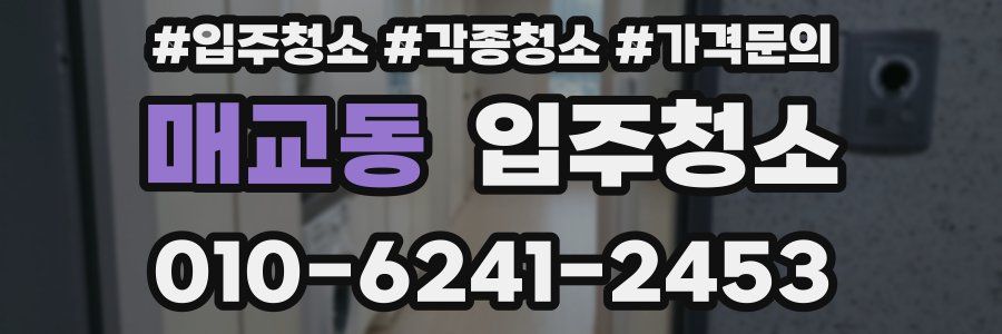 매교동 이사청소