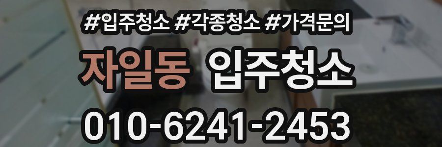 자일동 이사청소