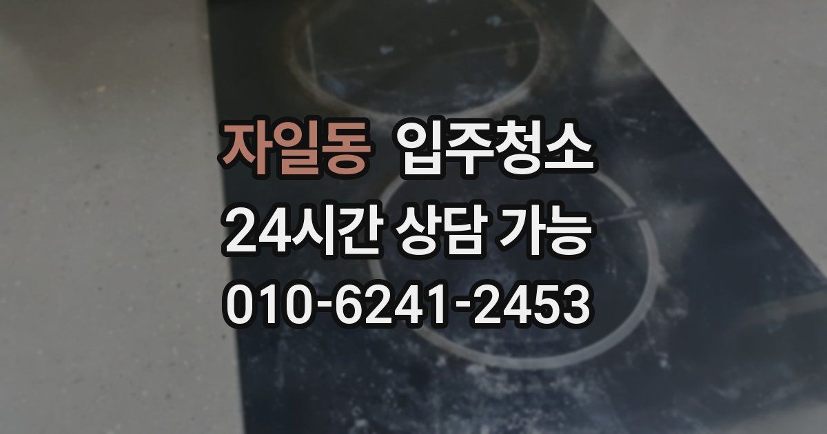 자일동 입주청소