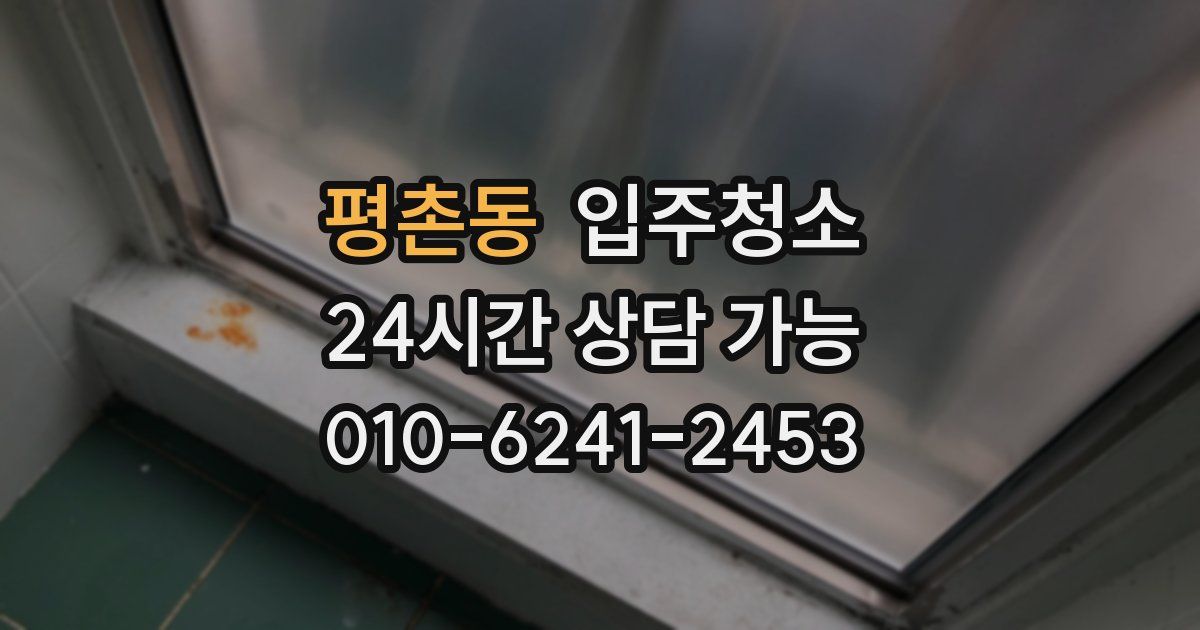 평촌동 입주청소