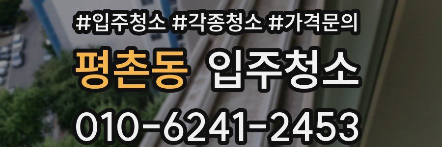 평촌동 이사청소