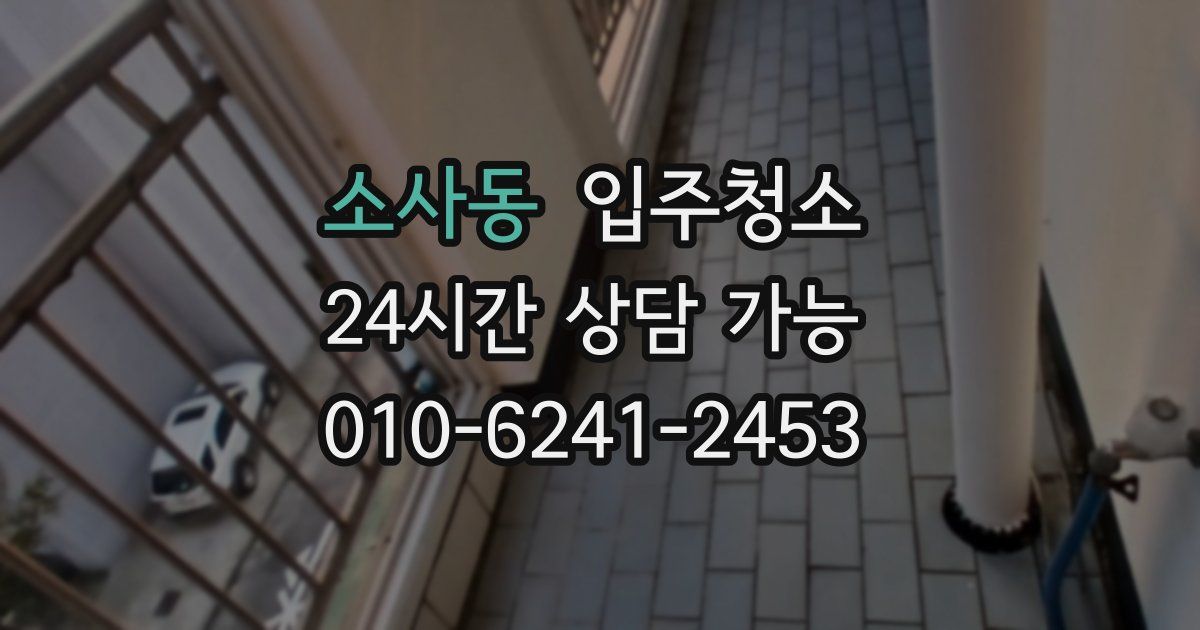 소사동 입주청소