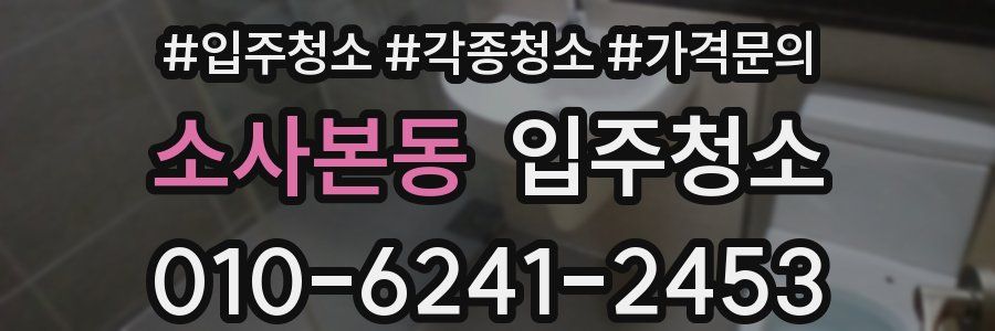 소사본동 이사청소