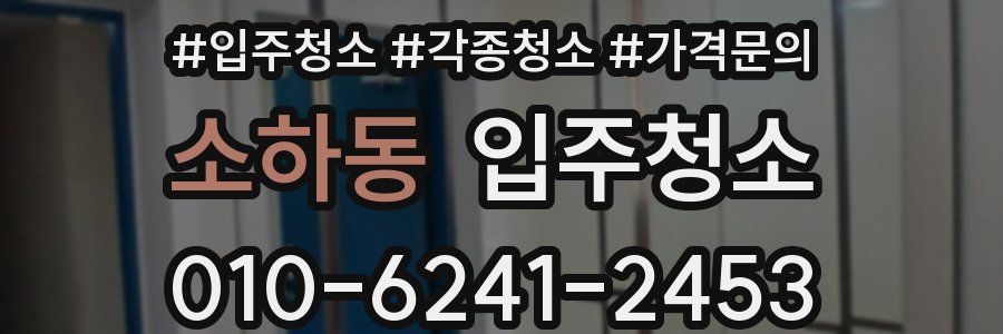 소하동 이사청소