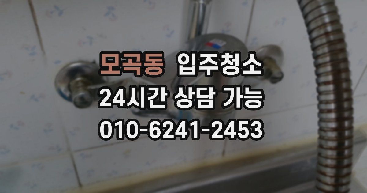 모곡동 입주청소