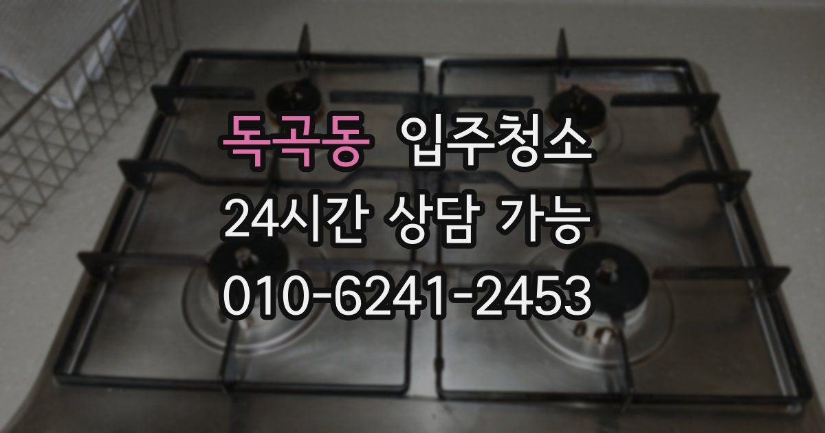 독곡동 입주청소