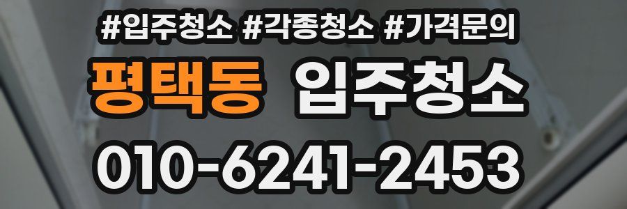 평택동 이사청소