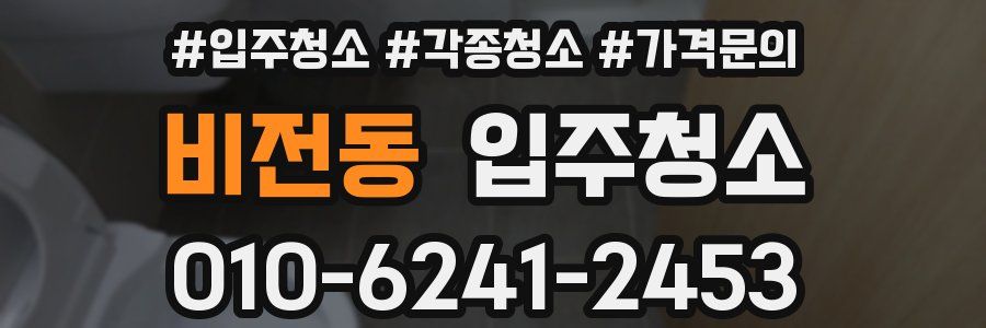 비전동 이사청소