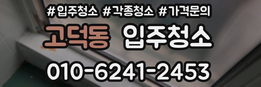 고덕동 이사청소