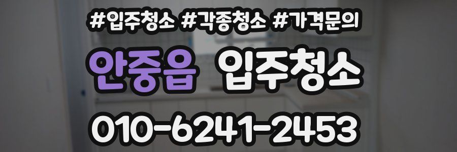 안중읍 이사청소