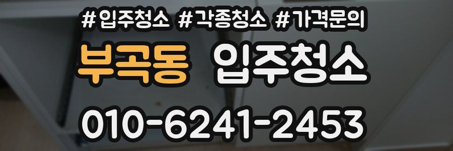 부곡동 이사청소