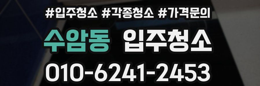 수암동 이사청소