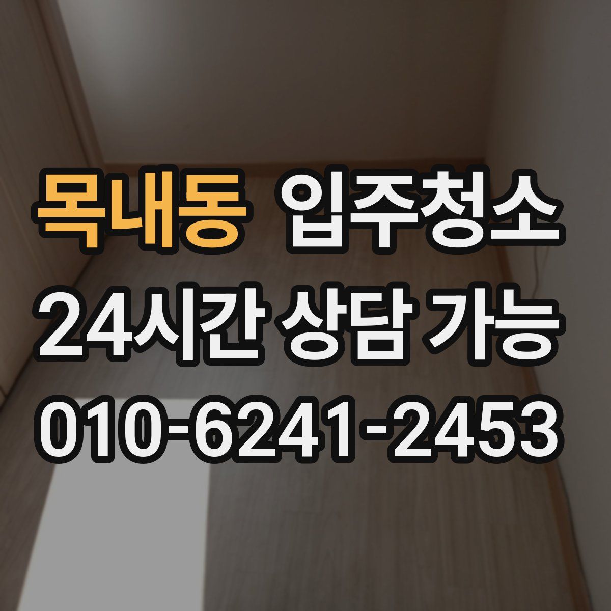 목내동 원룸청소