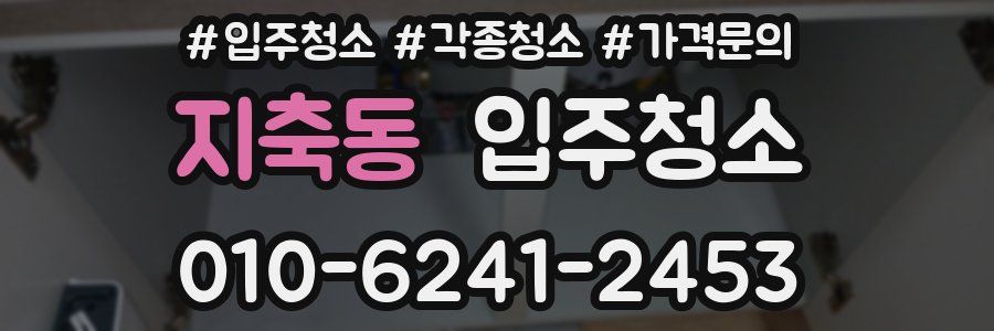 지축동 이사청소