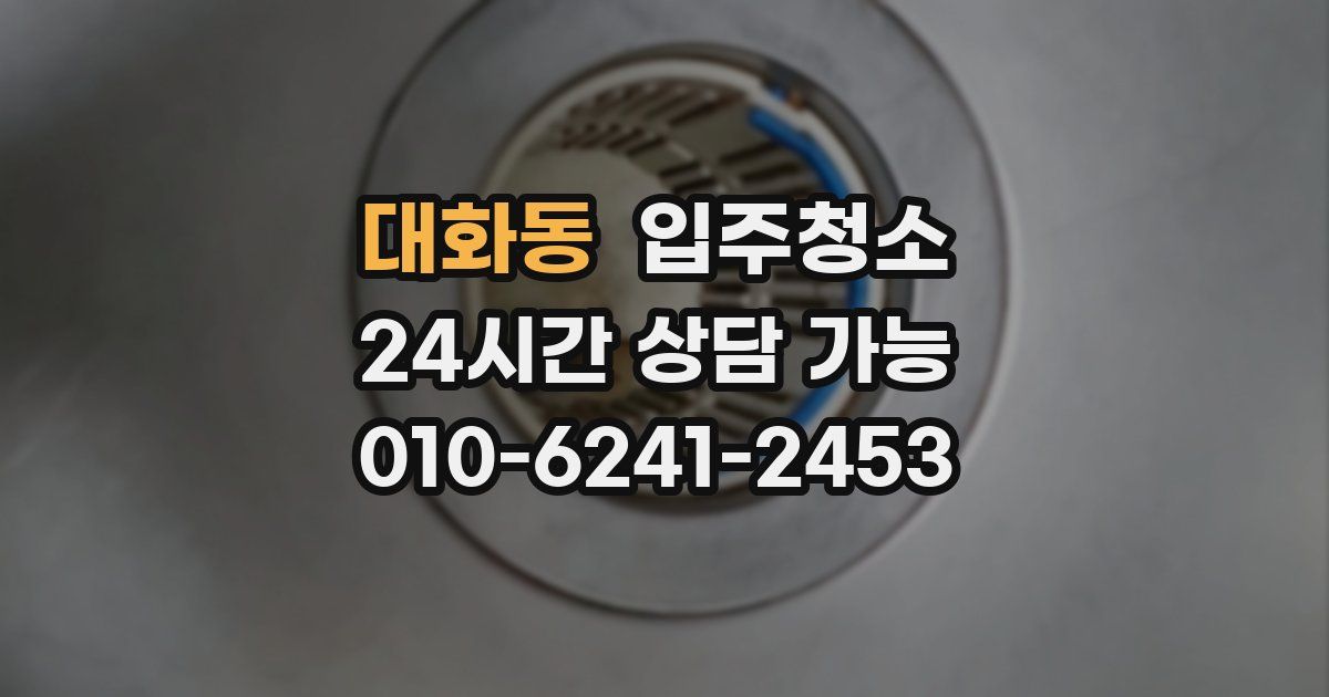 대화동 입주청소