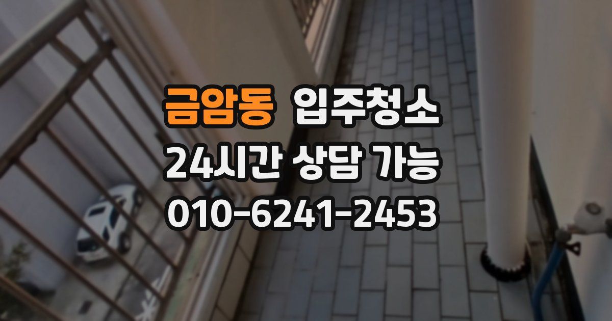 금암동 입주청소