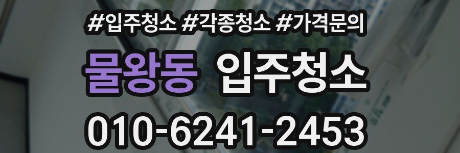 물왕동 이사청소