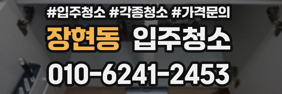 장현동 이사청소