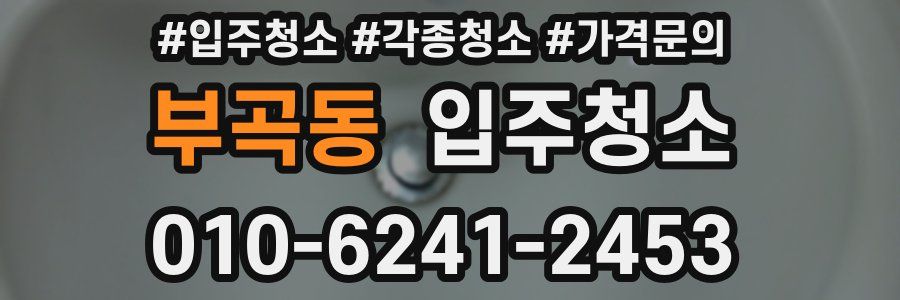 부곡동 이사청소