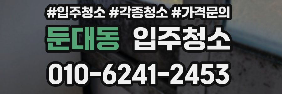 둔대동 이사청소