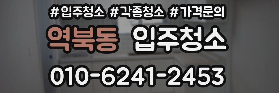 역북동 이사청소