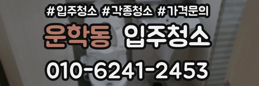 운학동 이사청소