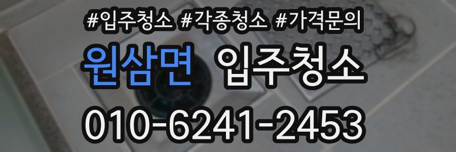 원삼면 이사청소