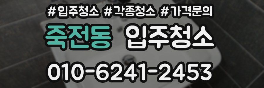 죽전동 이사청소