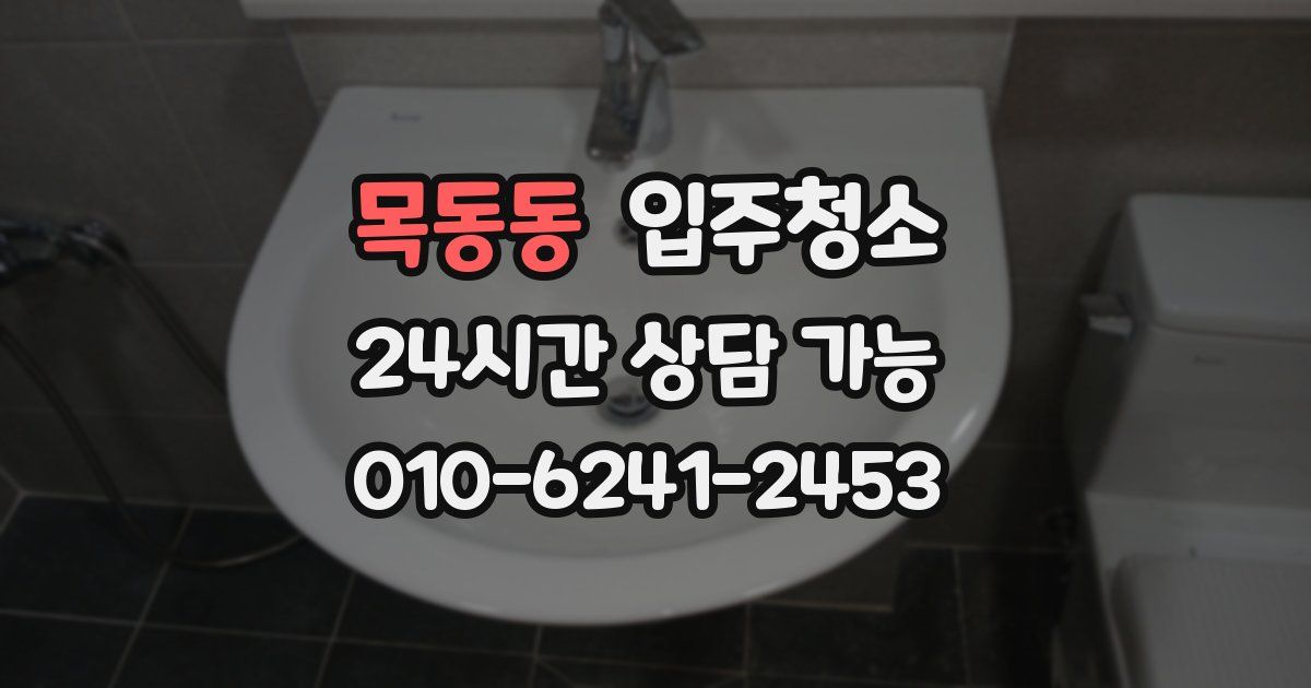 목동동 입주청소