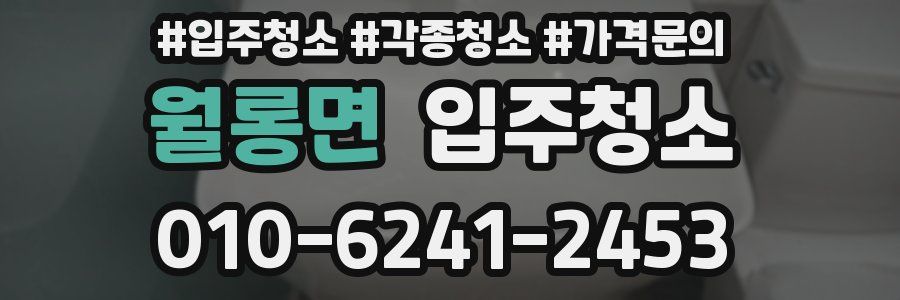 월롱면 이사청소