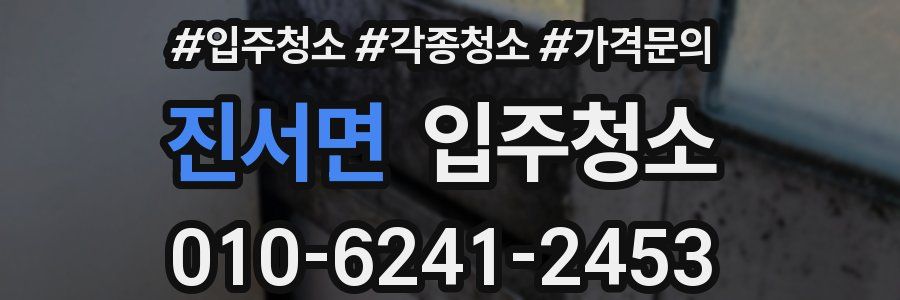 진서면 이사청소