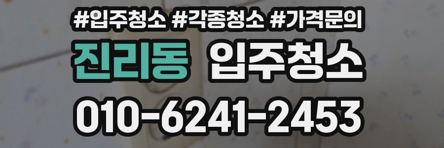 진리동 이사청소