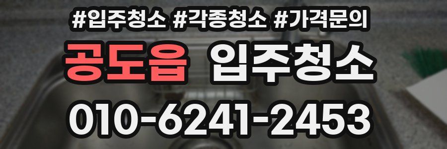 공도읍 이사청소