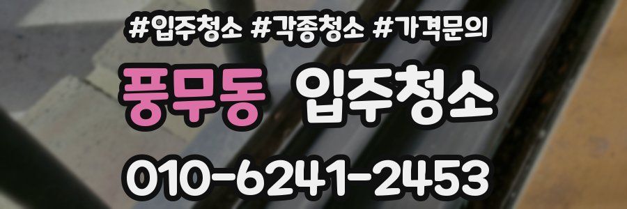 풍무동 이사청소