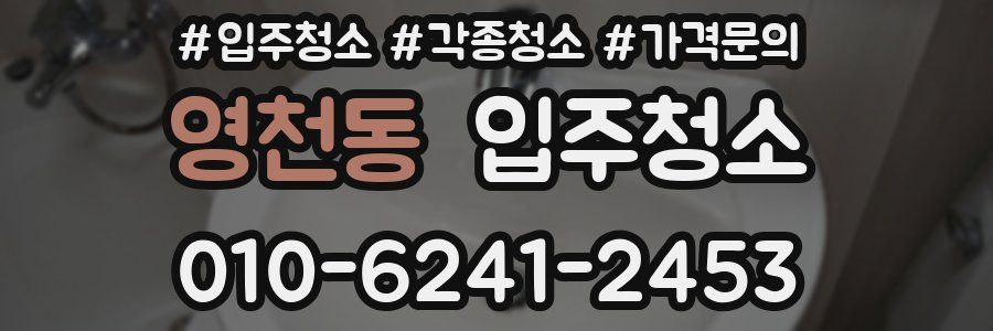 영천동 이사청소