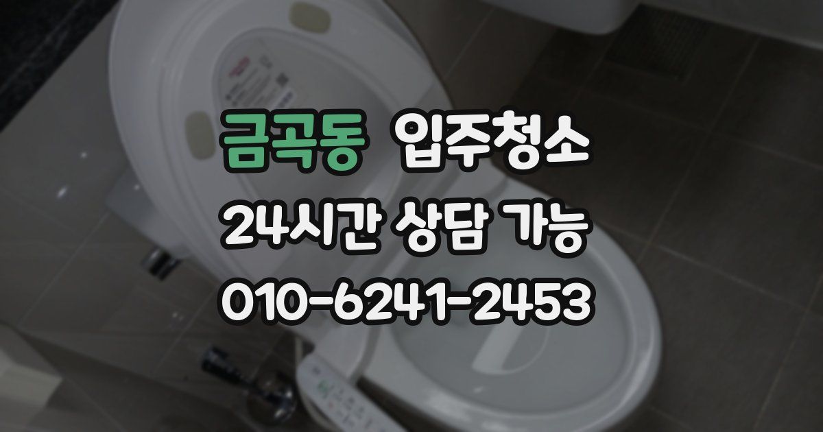 금곡동 입주청소