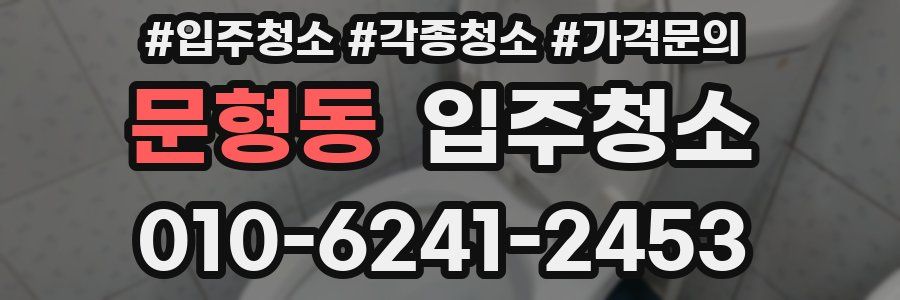 문형동 이사청소