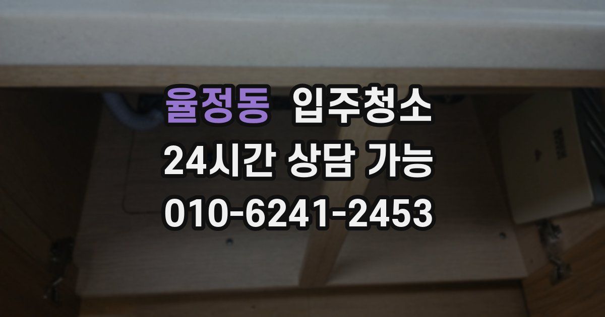 율정동 입주청소