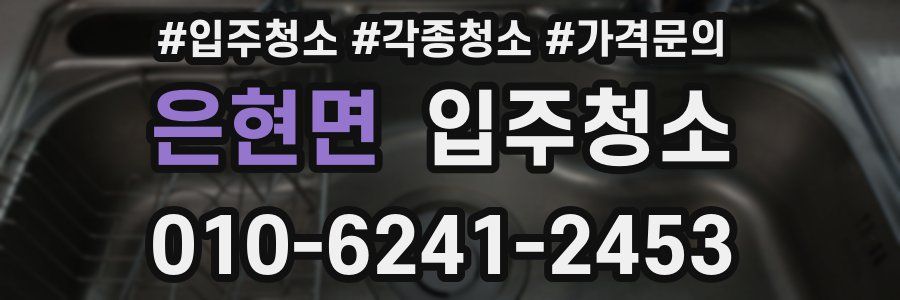 은현면 이사청소