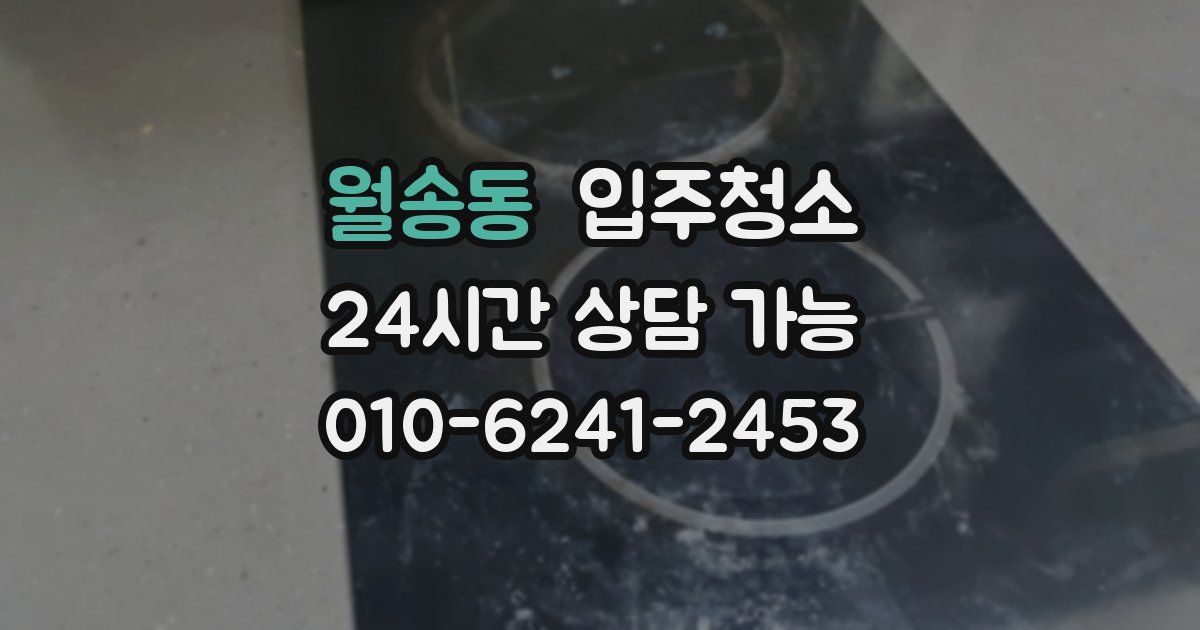 월송동 입주청소