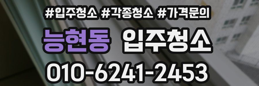 능현동 이사청소