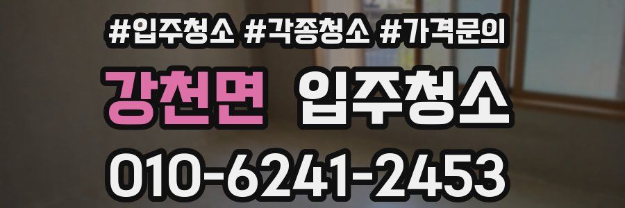 강천면 이사청소