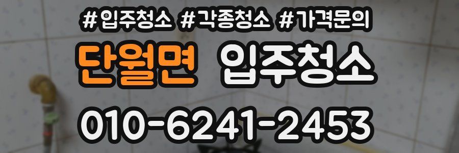 단월면 이사청소