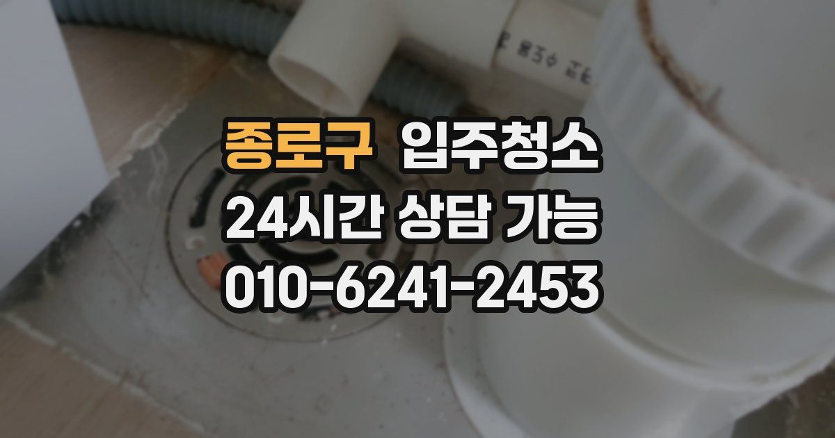 종로구 입주청소