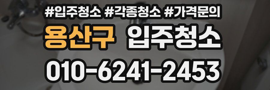 용산구 이사청소