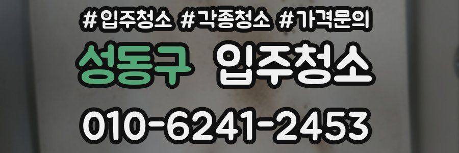성동구 이사청소