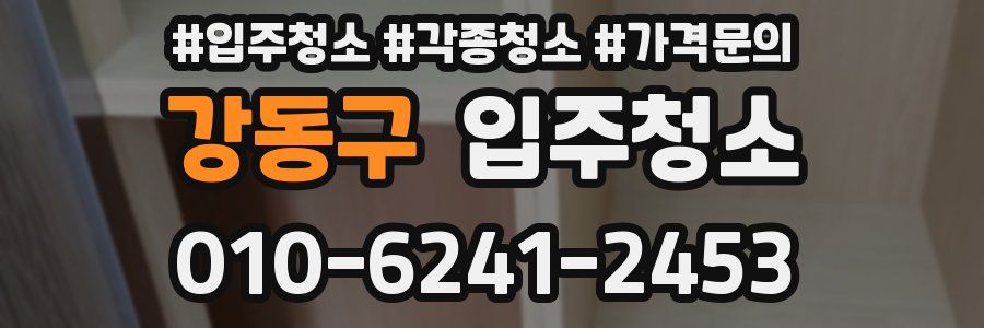 강동구 이사청소