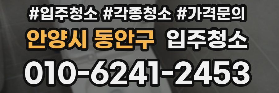 안양시 동안구 이사청소