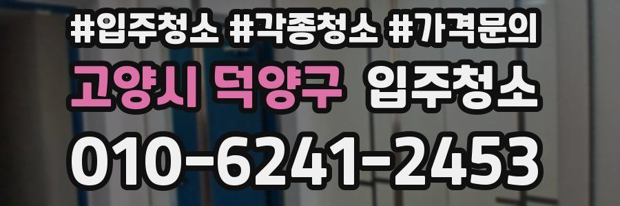 고양시 덕양구 이사청소