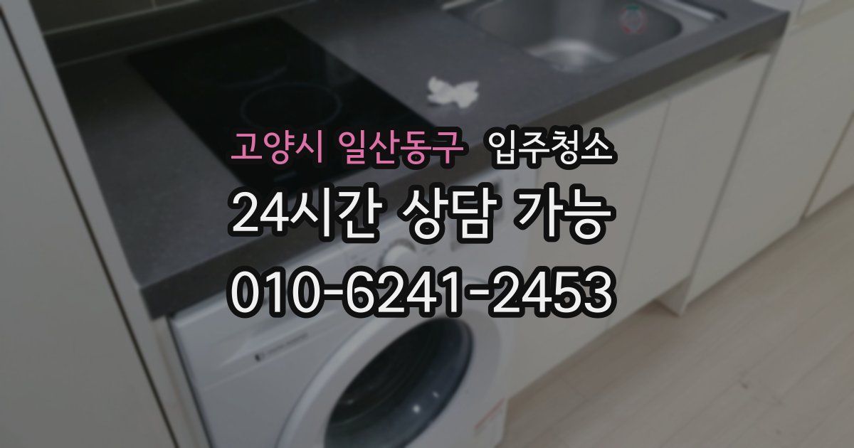 고양시 일산동구 입주청소